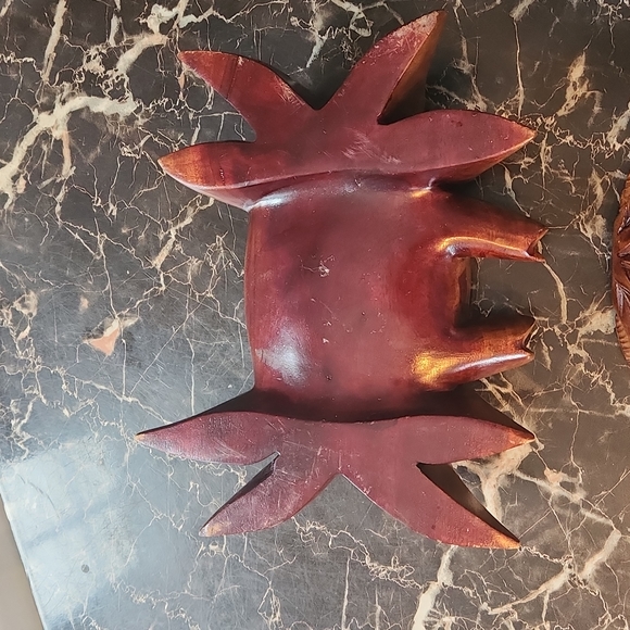 Crab shape wooden box - Picture 6 of 11